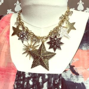 🌟 LOFT Starry Night Statement Necklace 🌟